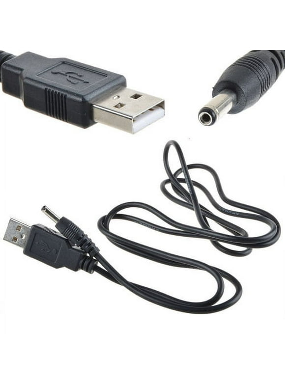 K-MAINS 3.3ft USB 2.0 Power Cable Cord Replacement For GPX PC807B Personal Portable MP3/CD Player
