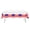 B, variant on Chanana 4th of July Tablecloth - Patriotic American Flag Table Cloth, Plastic Disposable Rectangle USA Star Stripe Table Cover for Memorial Day Independence Day 250th Decorations, 43" x 71"