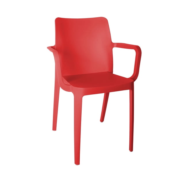 Offiho Silla de Comedor Durable con Descansabrazos Para Exterior e Interior con Protección UV, Modelo Solei OHV60 Offiho SOLEI