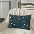 thumbnail image 5 of Naloa Christmas Snowflake Pillowcase, Throw Pillowcase, Wrinkle-Free, Stain-Resistant with Hidden Zipper for Bedroom Sofa-20"x30", 5 of 6