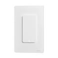 thumbnail image 1 of Mistaha Smart Home Tuya WiFi Light Switch Touch Button Voice Control Backlight Timer Remote Control US Standard White 1 Gang, 1 of 7