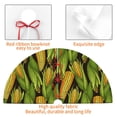 thumbnail image 7 of Cauagu 30" Christmas Tree Skirt Corn 2 Pattern Christmas Tree Decorations Tree Mat for Xmas Decorations Occasion Holiday Home Decor -30", 7 of 7