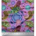thumbnail image 1 of Soimoi Silk Fabric Mandala & Paisley Ethnic Fabric Prints By Yard 42 Inch Wide, 1 of 1