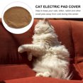 thumbnail image 2 of Pet Cat Electric Pad Cushion Round Cover Heating Mat Replacement Cotton Cover, 2 of 6