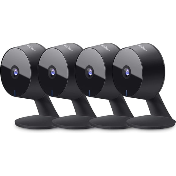 Cámaras de Seguridad LaView 4 Piezas 1080P WiFi con Detección de Movimiento, Visión Nocturna, Audio Bidireccional, App Móvil, Compatible con Alexa, iOS y Android – Uso Interior