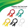 thumbnail image 4 of 10PCS Small Colorful Crocodile Clamp Test Line 50cm Double Head Maintenance Traverse Crocodile Cable Alligator Jumper Wire, 4 of 9