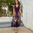 thumbnail image 5 of Watercolor Butterfly Vestido Sin Mangas Para Mujer, Traje De, Ropa De Cumpleaños, Verano, 5 of 5