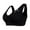Black, variant on front closure wireless bra, Front Buttoned Large Size Wire-Free Bra Plus Size Front Closure Elastic Up Comfort, Bra Front Closure Strapless Bras Large Bust Swim Tops Built In Bra, Red,M