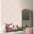thumbnail image 2 of NextWall Light Pink Cora Damask Peel and Stick Wallpaper, 2 of 8