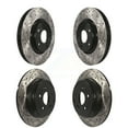 thumbnail image 1 of DS-One Front Rear Coated Drilled Slotted Disc Brake Rotors Kit for Car 2011-2014 Honda Odyssey KD-100320, 1 of 11