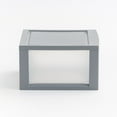 IRIS USA, 14.5QT Plastic Storage Modular Stacking Drawer, Elephant Gray