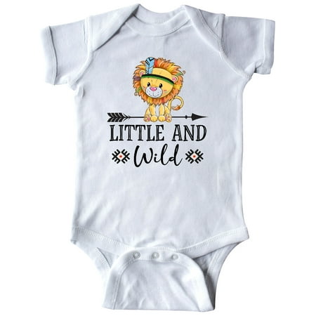 

Inktastic Little and Wild Tribal Lion Gift Baby Boy or Baby Girl Bodysuit