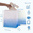 thumbnail image 6 of UNIQOOO 12Pcs Ombre Blue Gift Bags Bulk w/ 24 Tissue Paper, 9 x 7 x 4 In, Gradient Pastel Blue Glitter Paper Gift Wrap Bag, Recyclable Gift Packaging for Wedding Birthday Mother's Day Baby Shower, 6 of 9