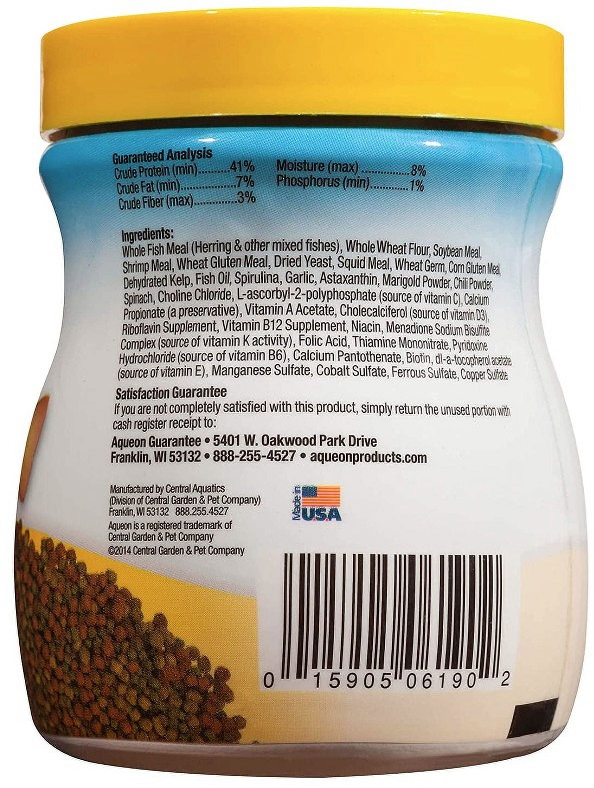 Aqueon Tropical Granules Fish Food [Aquarium Tropical Fish Food, Aquarium Supplies] 19.5 oz (6 x 3.25 oz)