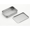 thumbnail image 5 of Boîte de Rangement Rectangulaire en Métal Portable (Argent) 8 Pcs, 5 of 5