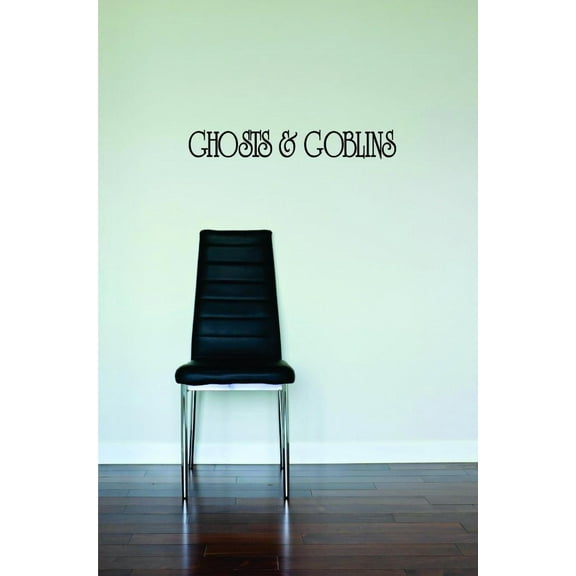 Decal Wall Sticker - Ghost & Goblins Halloween Holiday Trick Or Treat Home Decor Picture Art 8x20 Inches