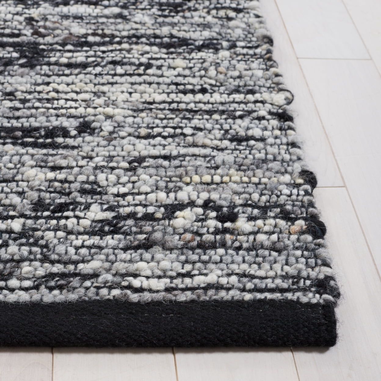 SAFAVIEH Natura Caelan Abstract Area Rug, Black, 8' x 10'