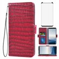 thumbnail image 1 of Mobile Phone Cover for Samsung Galaxy S8 Plus (Red), Cover Premium Pu Leather, Flip Cover Magnetic Closure, Card Compartment, Stand Function, Wallet with Lanyard, Protective Cover, 1 of 7