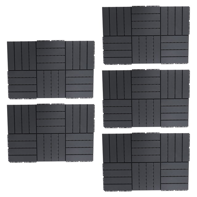 Interlocking Tile, 30x30cm Slipproof 30Pcs Easy Maintenance Drainage Tiles PP Pretty Design For Outdoor