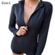 thumbnail image 2 of Traje de baño de una pieza de manga larga para mujer Traje de baño de surf con cremallera, 2 of 5