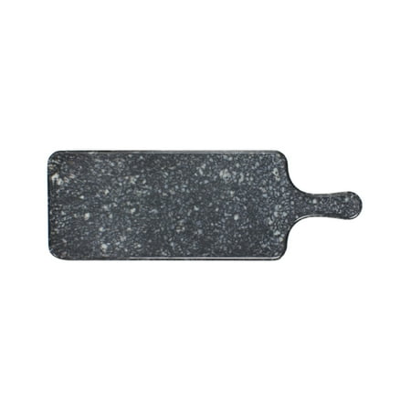 

12 7/8 x 5 7/8 x 1/2 Serving Board with Handle Faux Marble Onyx Melamine Pack of 12