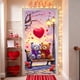 thumbnail image 5 of Cortina de Puerta de San Valentín de 89 X 183 Cm | Cortina de Poliéster para San Valentín | Decoración Festiva Duradera para Paredes y Puertas | Decoración Multiusos para Fiestas Navideñas, Puertas d, 5 of 6