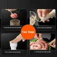thumbnail image 4 of Manual Sausage Stuffer Hand Operated Sausage Maker with 4 Stuffing Tubes  Food Grade Material for Home Kitchen Restaurants, 4 of 7
