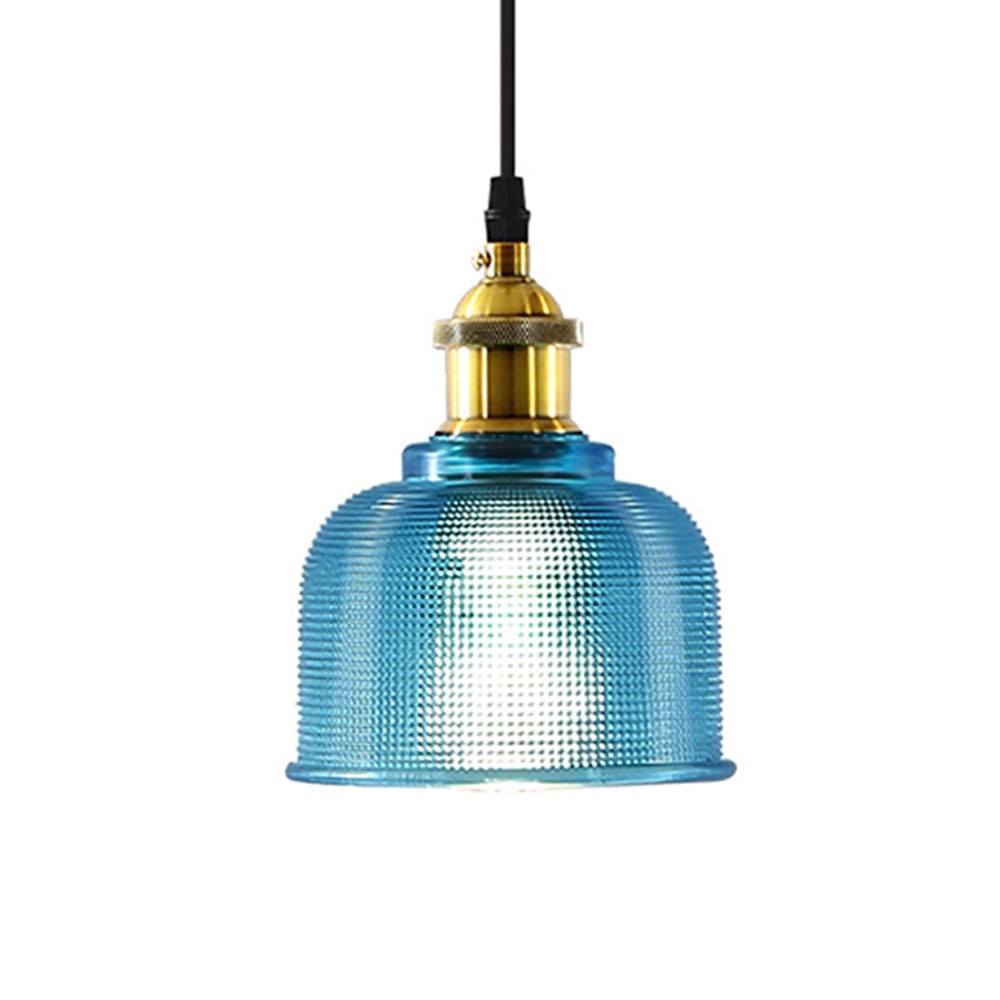 3-Heads Vintage Industrial Retro Loft Glass Ceiling Lamp Shade Pendant Light 