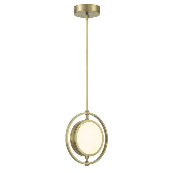 N7671-695-L-Minka Metropolitan-Spectr - 6W 1 LED Pendant-10.63 Inches Tall and 10 Inches Wide