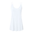 thumbnail image 5 of Chemise Nightgowns for Women Zaewscy Women's Casual Summer Short-style Nightgown For Home Use White XL, 5 of 8