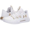 thumbnail image 4 of Under Armour Women's Block City 2.0 Volleyball Shoe, White/Gold, 6 B(M)US, 4 of 4