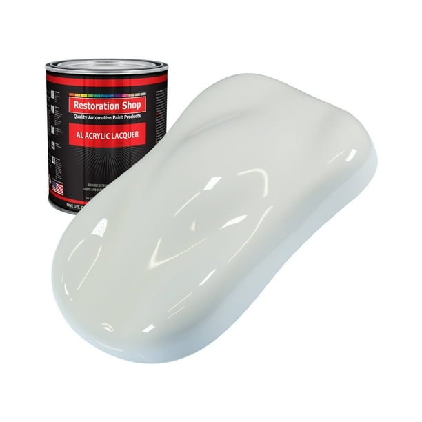 Restoration Shop Cameo White Acrylic Lacquer Auto Paint Quart Paint