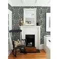 thumbnail image 2 of Chesapeake Forest Dance Charcoal Damask Wallpaper, 2 of 4