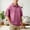 Pink, variant on Vintage Washed Polo Shirts for Men Summer Casual Short Sleeve Collared Quarter Zip Relaxed Fit Work Tshirts Golf Shirt
