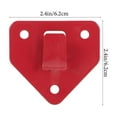 thumbnail image 2 of Raindrops  12 Pcs Bracket Holder for Fire Extinguisher Mounting Hook Tags Red, 2 of 8
