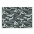thumbnail image 1 of Camouflage Cutting Board, Monochrome Attire Pattern Camouflage Inside Vegetation Fashion Design Print, Decorative Tempered Glass Cutting and Serving Board, Small Size, Grey Coconut, by Ambesonne, 1 of 1