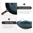 thumbnail image 3 of HONMEET Gas Stove Wok Cooking Pans Iron 1Pcs for Western Restaurant Use, 3 of 6