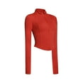 thumbnail image 4 of Timegard Womens Lightweight Athletic Jacket Zipper Trackshirts Workout Running Jackets with Thumb Holes, 4 of 4