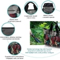 thumbnail image 2 of Garden Tool Bag for Garden Tools, Multi-Purpose Garden Tool Bag, Waterproof Oxford Garden Tool Storage Bag with 9 Small Pockets, Garden Tool Bag, Grey + Flower Type, 2 of 7