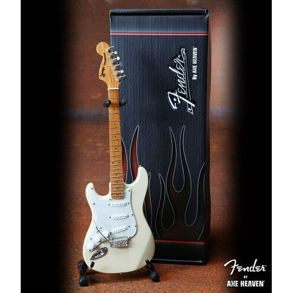 Fender Lefty Stratocaster Cream Mini Guitar Replica Collectible