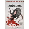 thumbnail image 2 of Anonymous 17x24 Black Ornate Framed Double Matted Museum Art Print Titled: You Don't Have to Be Vietnamese to Smell a Rat, Come Crown King Dick! (1973), 2 of 5