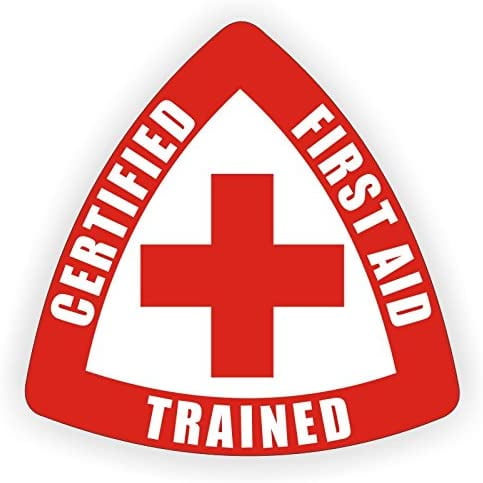 Reflective CPR First Aid Helmet StickerAED EMT Rescue Firefighter Paramedic