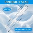 thumbnail image 4 of Pipette, 3ML 100 PCS Disposable Pipettes Plastic Droppers, Plastic Eye Dropper for Liquid Measuring, Essential Oils, 4 of 7