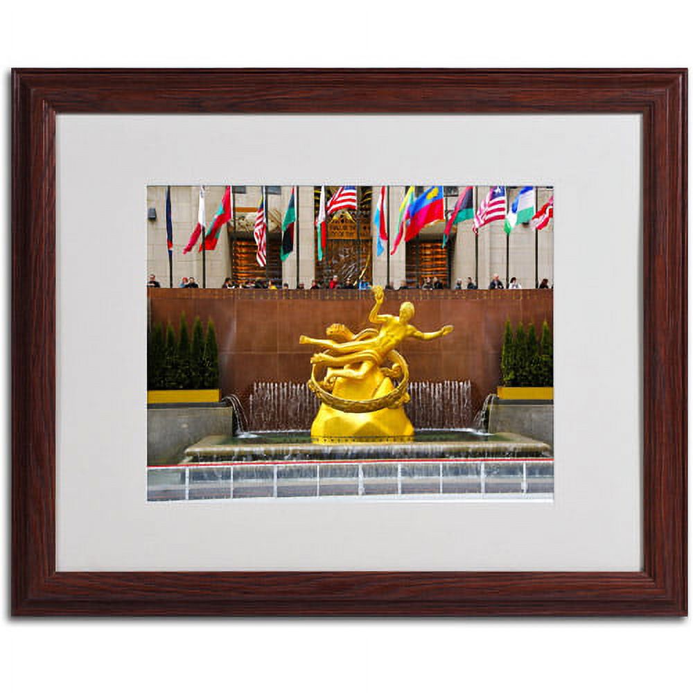 Trademark Fine Art "Prometheus" Matted Framed Art by CATeyes