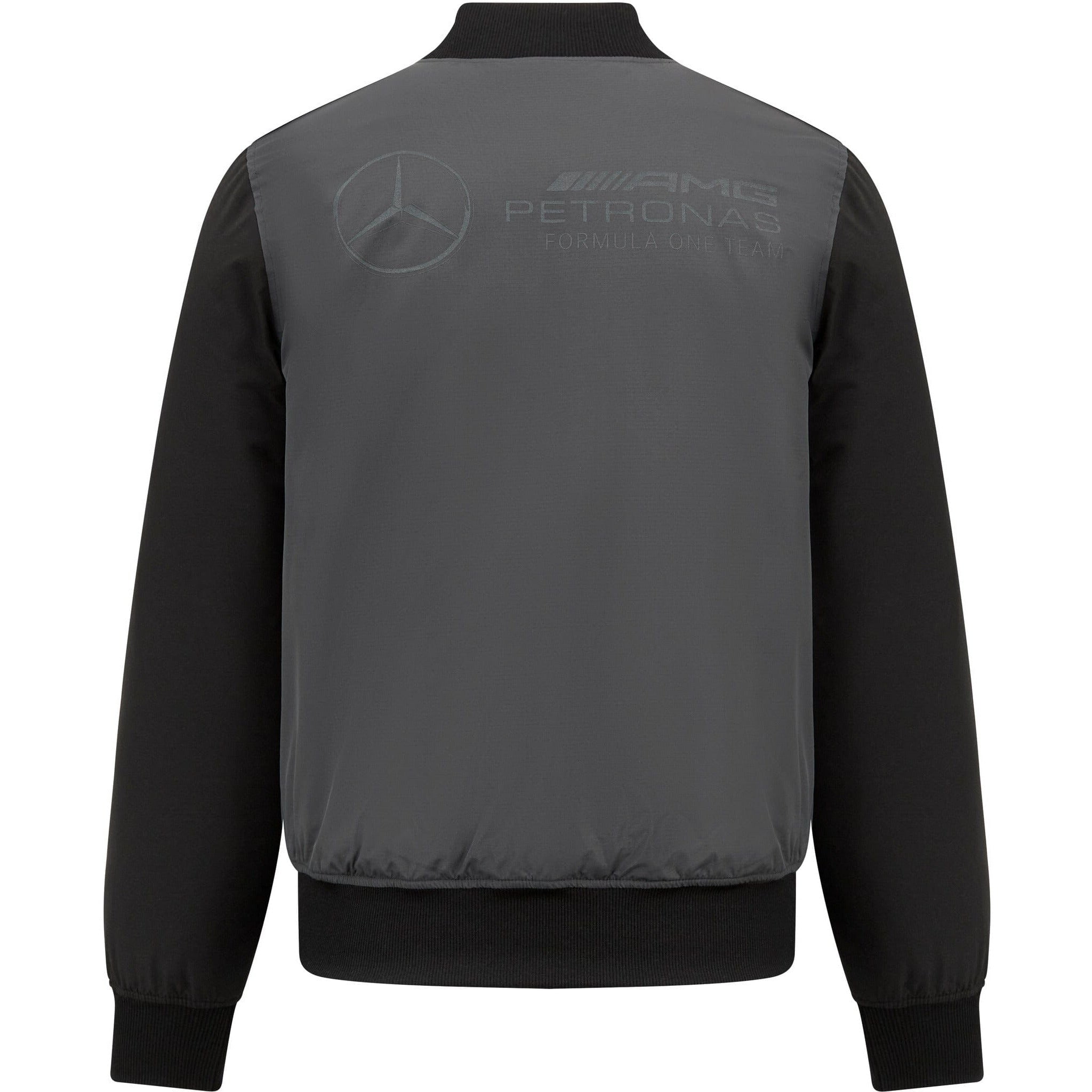 Mercedes Amg Petronas F1 Team Mens Bomber Grey And Black