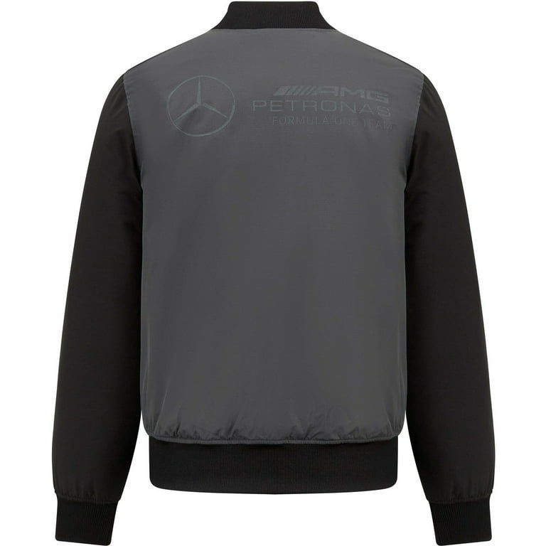 Mercedes Amg Petronas F1 Team Mens Bomber Grey And Black