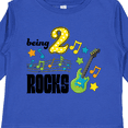 thumbnail image 4 of Inktastic Being Two Rocks Second Birthday Boys or Girls Long Sleeve Toddler T-Shirt, 4 of 5