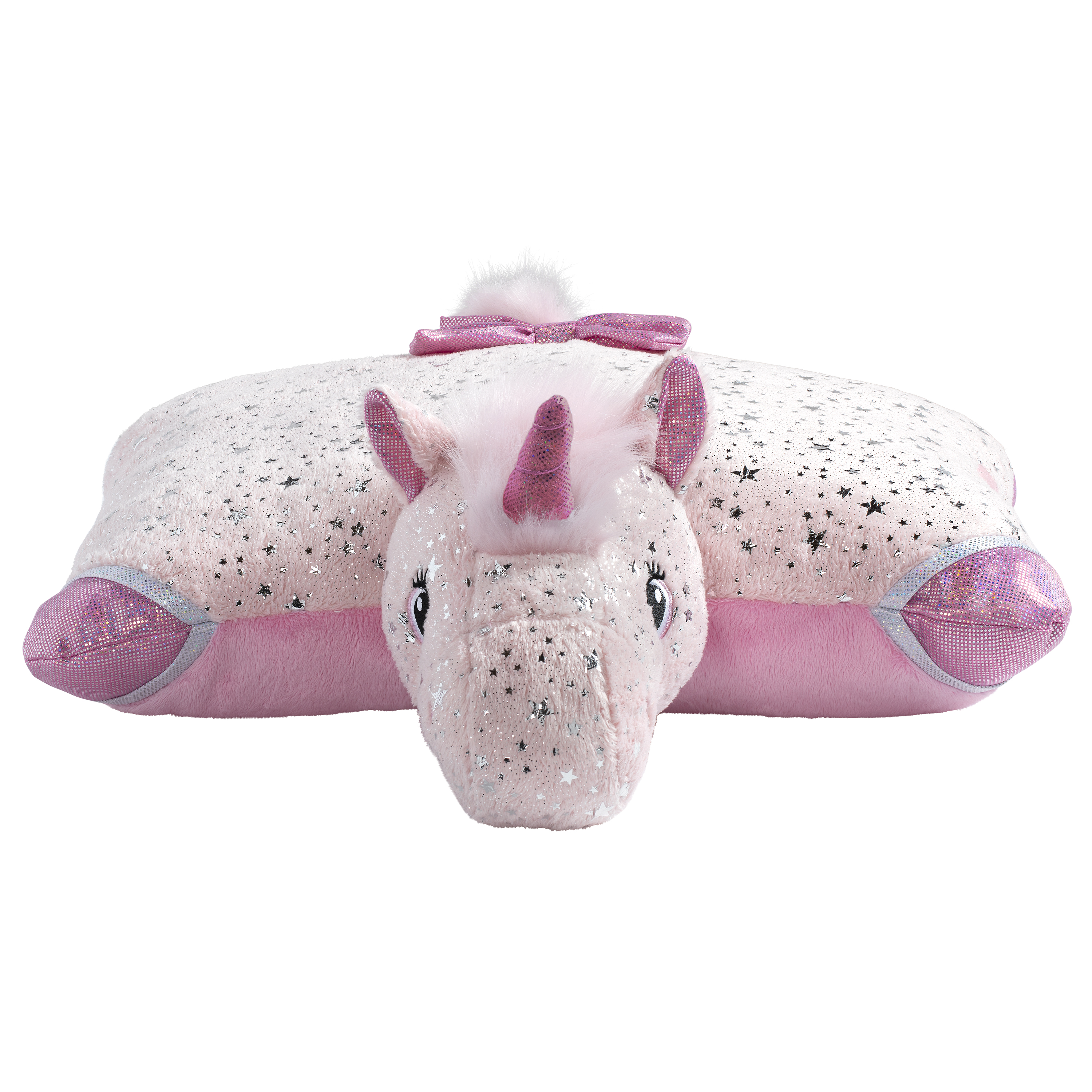 Pillow Pets Signature Sparkly Pink Unicorn Stuffed Animal Plush Toy - image 5 of 6
