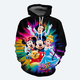 thumbnail image 3 of Sudadera con capucha de dibujos animados de Disney para hombre con estampado 3D de Mickey Minnie, sudadera con capucha para niños, suéter informal de moda, 3 of 5