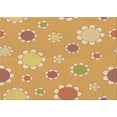 thumbnail image 1 of Ahgly Company Machine Washable Indoor Rectangle Transitional Yellow Orange Area Rugs, 8' x 10', 1 of 7